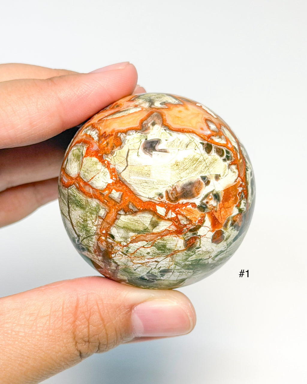 Money Agate Sphere