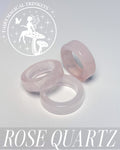 Rose Quartz Bangle Ring