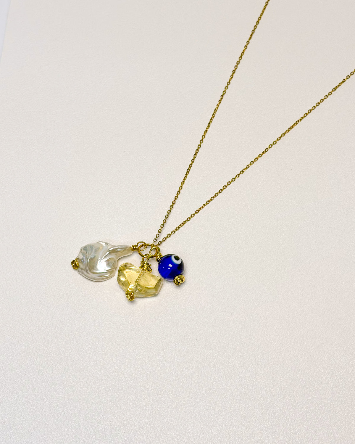 Triple Charm Necklace