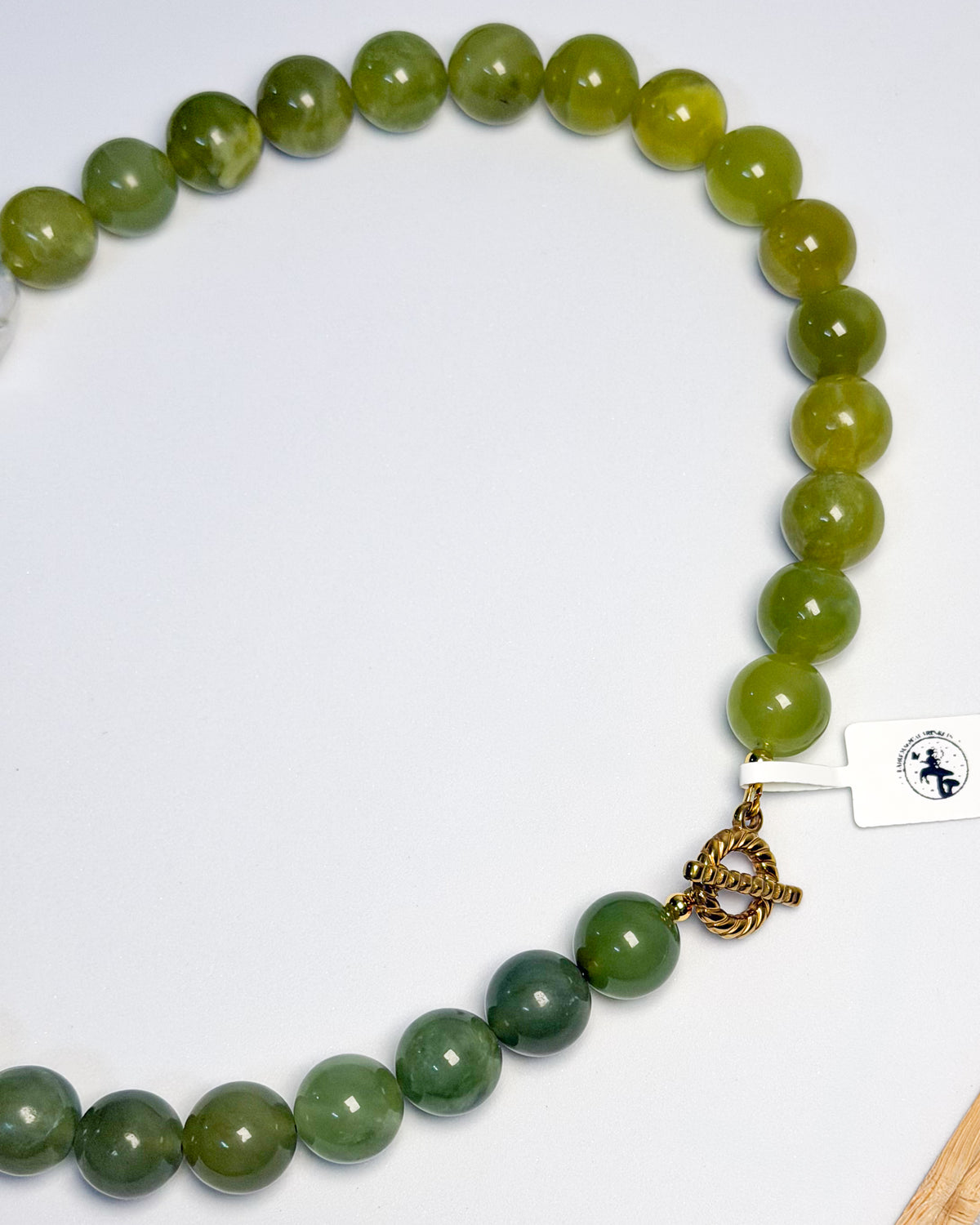Xiuyu Jade x Fresh Water Baroque Pearl Necklace