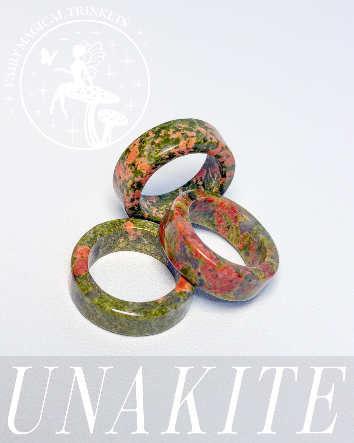 Unakite Bangle Ring