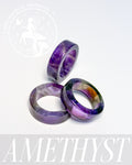 Amethyst Bangle Ring