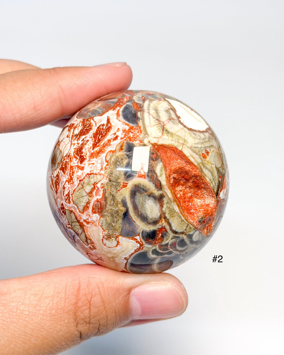 Money Agate Sphere