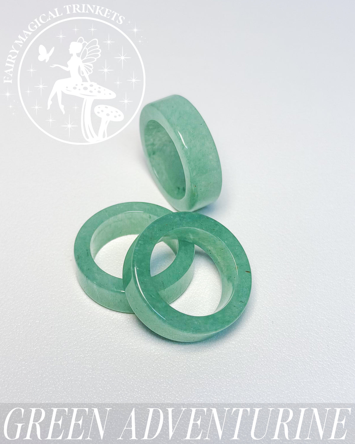 Green Adventurine Bangle Ring