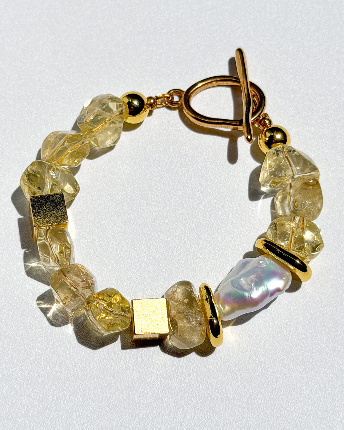 Curated Citrine Bracelet