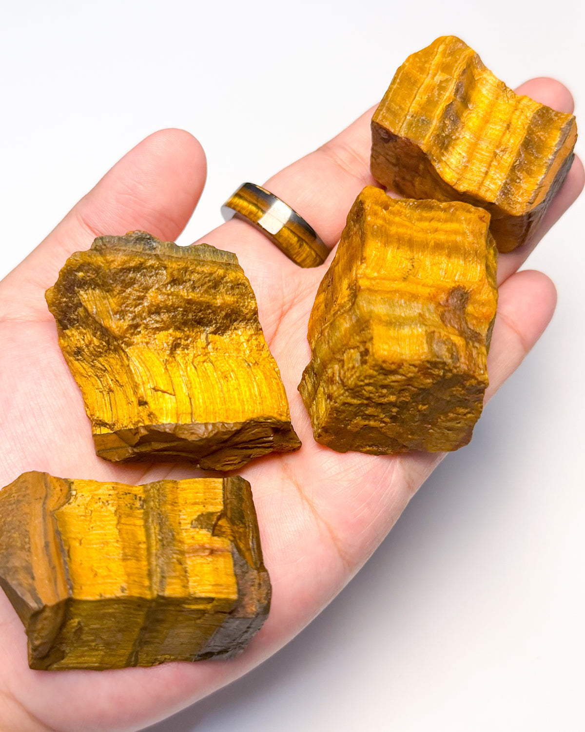 Large Raw Tigers Eye