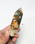 Red Moss Agate Tower