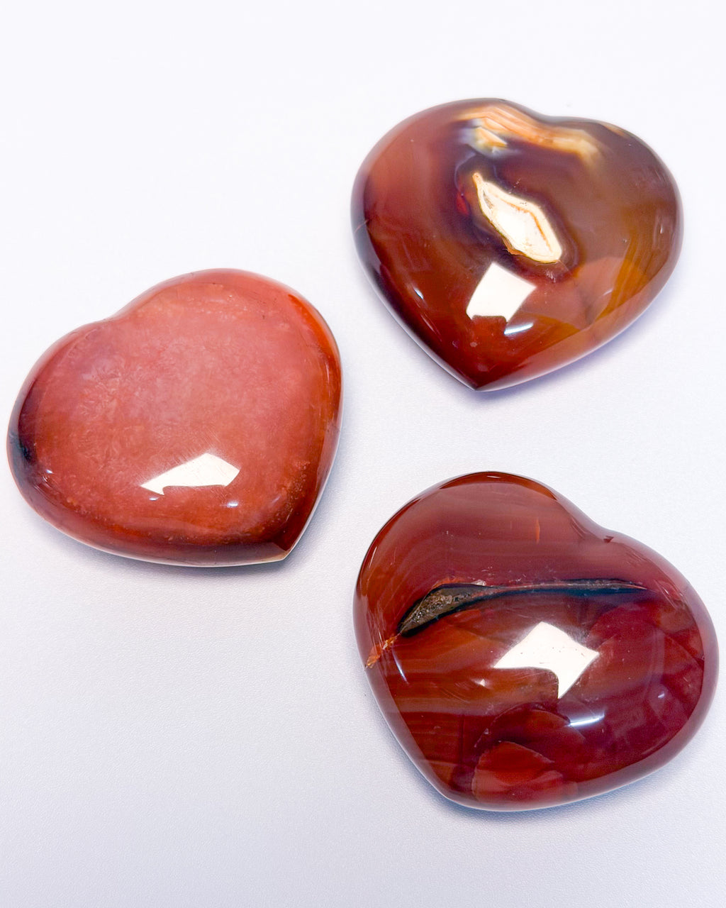 Carnelian Palm Heart