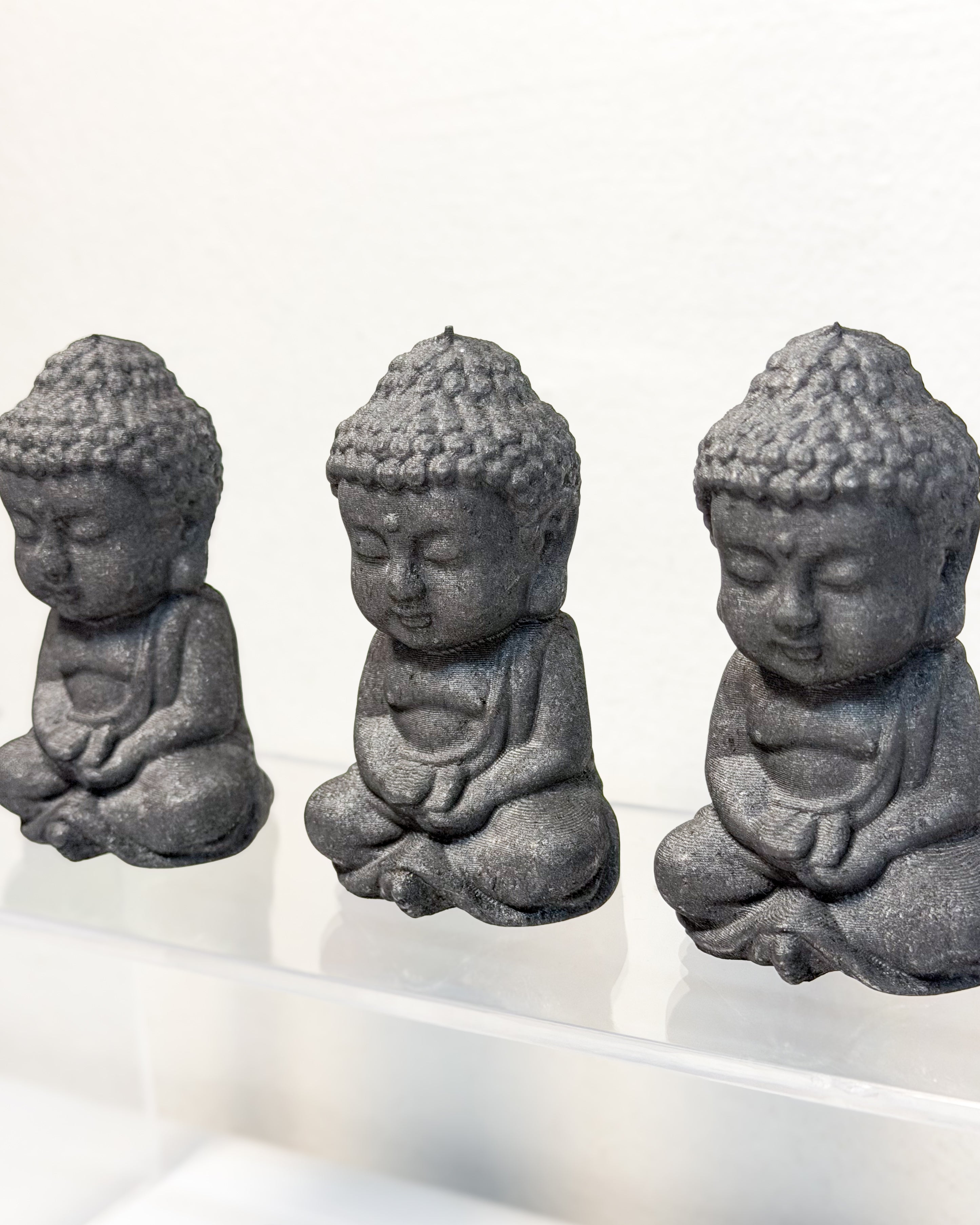 Hypersthene Buddha Carving